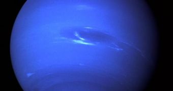 Voyager 2 image of Neptune