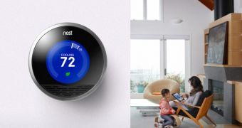 The Nest "learning" thermostat - promo