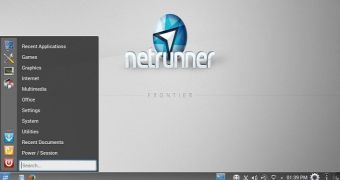 Netrunner 14 RC1 desktop