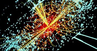 LHC collisions produce neutrino beams, which the OPERA experiment analyzes as they come in