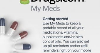 My Meds Pill Reminder application screenshot