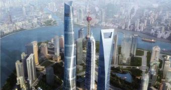Mitsubishi makes elevators for Shanghai Tower