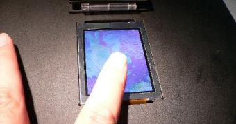 The fingerprint-reading LCD