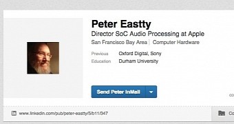 New Apple Headphones? Peter Eastty Hired as Director of SoC Audio Processing