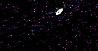 NASA's Voyager 1 spacecraft exploring the solar system