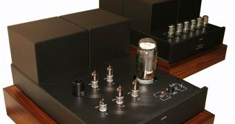Single-ended tube amplifiers with separate power supply