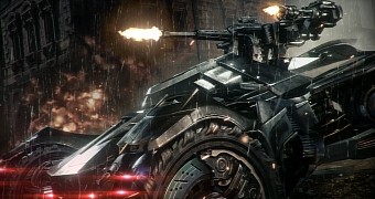 Batmobile focus for Batman: Arkham Knight