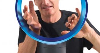 James Dyson showcases his new Air Multiplier fan