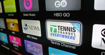 Tennis Channel Everywhere appears on Apple TV home screens in select territories around the world
