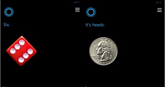 New Cortana Features on Windows Phone: Flip a Coin and Roll Some Dice