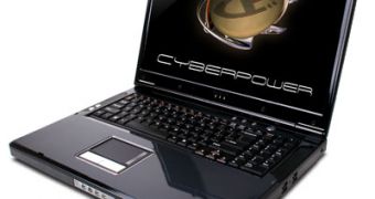 CyberPower notebook, perfect for gaming