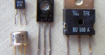 Regular transistors cannot function properly at temperatures exceeding 250 degrees Celsius