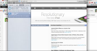 Offline reading in OS X Mountain Lion