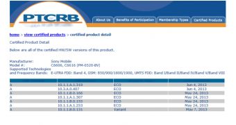 New firmware certified for Xperia Z