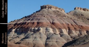 This is the Cedar Mountain Formation, in Utah