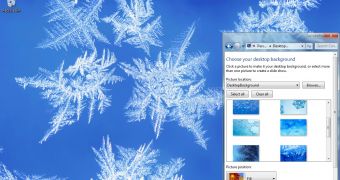 Snowflakes and Frost Theme