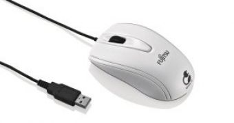 Fujitsu mouse is built with no plastic