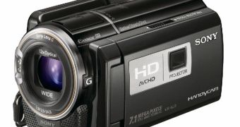 New Sony Handycam camcorders with built-in projector