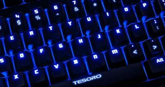 Tesoro Excalibur LED backlit mechanical keyboard