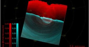 VIRTIS composite video of Venus? south polar vortex