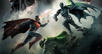 Superman fights against Batman in Injustice