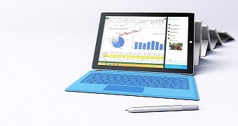 The Surface Pro 3 lineup includes 3 different CPU models