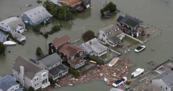 Hurricane Sandy flooded New Jersey