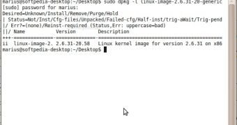 The new Linux kernel version on Ubuntu 9.10
