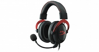 Kingston HyperX Cloud II gaming headset, red