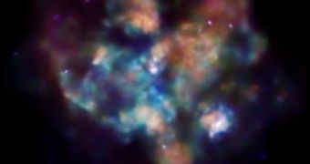 Chandra's view of the Tarantula nebula