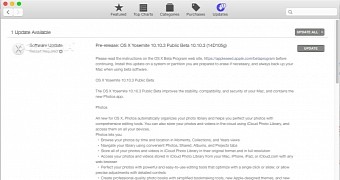 Mac OS X 10.10.3 Public Beta (14D105g)