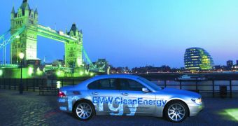 Hydrogen powered BMW