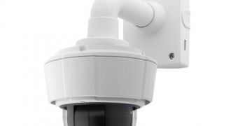 The new Axis P5522-E surveillance camera
