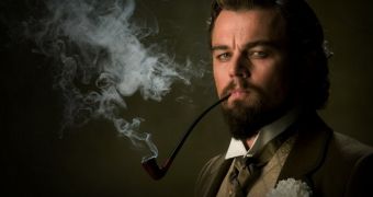Leonardo DiCaprio as slaver Calvin Candie in “Django Unchained”