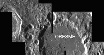 Oreseme: a crater located at the lunar south pole