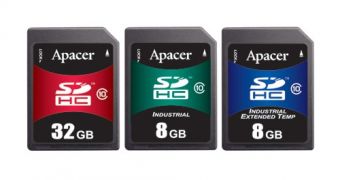Apacer reveals new SD/SDHC cards