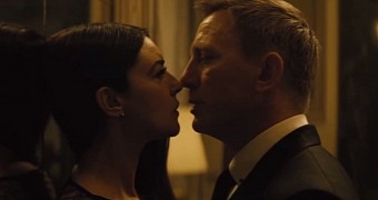 Monica Bellucci and Daniel Craig have a moment in new “SPECTRE” video