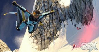 Use your wingsuit in SSX