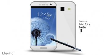 Samsung Galaxy Note II concept phone