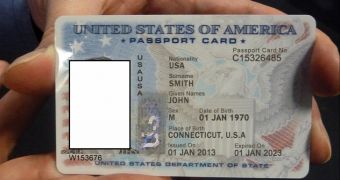 Fake ID card generated by underground service