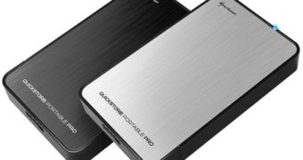 New Sharkoon QuickStore Portable Pro Enclosure Stores Ultra-Thin Drives