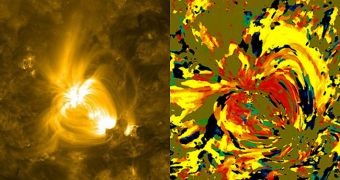 The image to the right was compiled using the newly-developed solar visualization technique