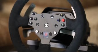 One of the Xbox One racing wheels