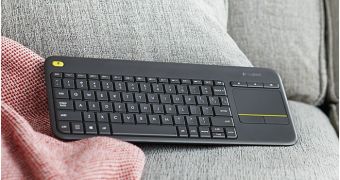 New Wireless Touch Keyboard K400 Plus from Logitech