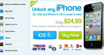 iPhone jailbreak & unlock advert