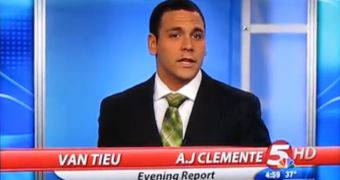 A.J. Clemente attains Internet fame after kicking off his first live broadcast with a couple of cuss words