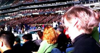 A view from the Microsoft company meeting at Safeco Field 2010