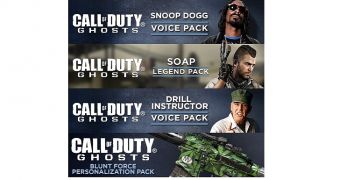 Some of the upcoming Ghosts DLC packs