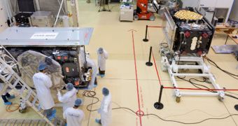 Galileo satellites III and IV are undergoing preparations at Kourou Spaceport, ahead of an October 10 launch