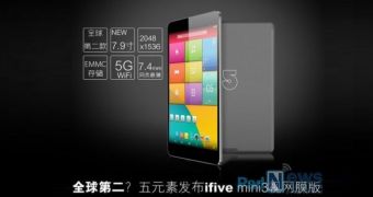 Next iFive mini 3 will arrive with Retina display-like screen